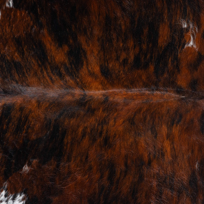 Dark Brindle Cowhide Rug Size 7'6" L x 6'5" W 8298