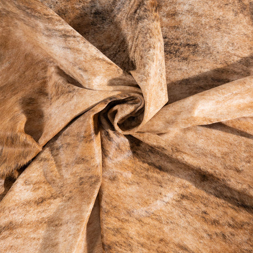 Brazilian Brindle Cowhide Rug Size 8'4" L x 7'5" W 8324