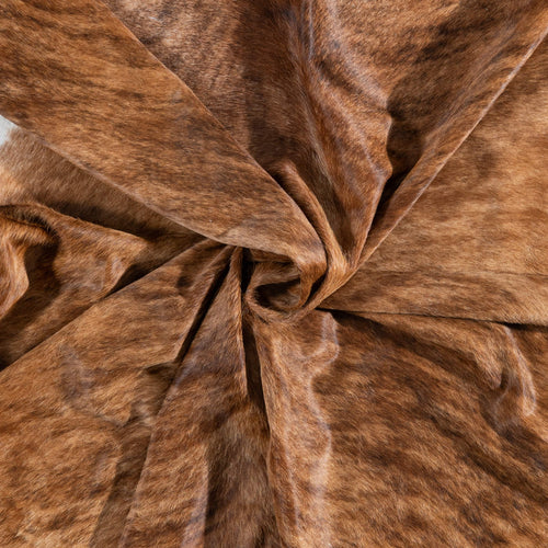 Brazilian Brindle Cowhide Rug Size 7'4" L x 6'6" W 8344