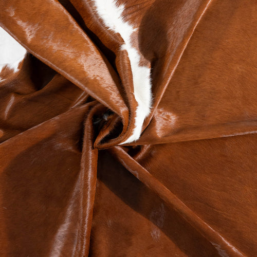 Brazilian Hereford Cowhide Rug Size 7'5" L x 7'3" W 8367
