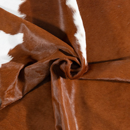 Brazilian Hereford Cowhide Rug Size 7'9" L x 7'4" W 8375