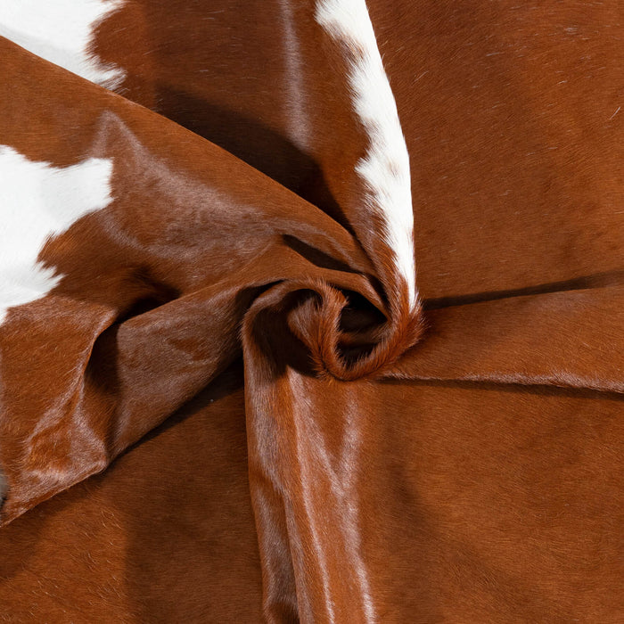 Brazilian Hereford Cowhide Rug Size 7'9" L x 7'4" W 8375