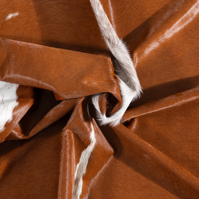 Brazilian Hereford Cowhide Rug Size 7'10" L x 7'2" W 8383