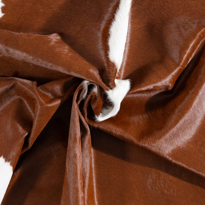 Brazilian Hereford Cowhide Rug Size 6'9" L x 6'3" W 8392