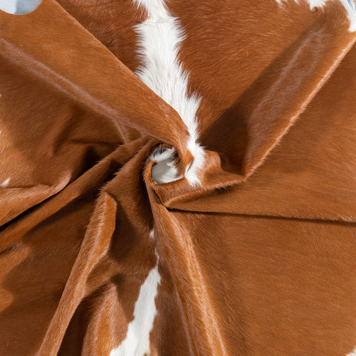 Brazilian Hereford Cowhide Rug Size 6'11" L x 6'6" W 8394