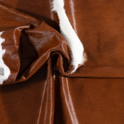 Brazilian Hereford Cowhide Rug Size 7'2" L x 6'11" W 8400