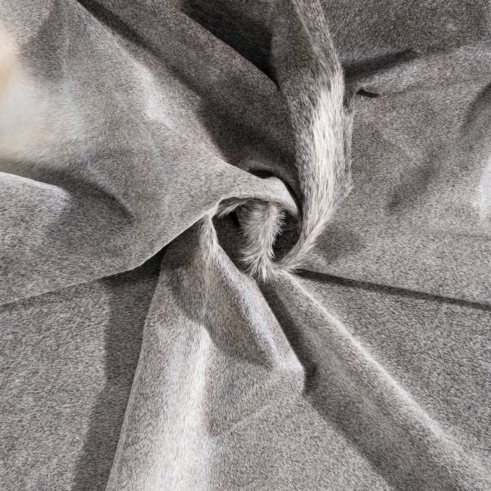 Brazilian Grey Cowhide Rug Size 7'8" L x 6'5" W 8468