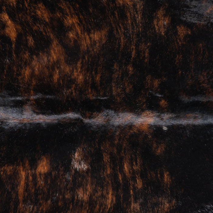 Brazilian Dark Brindle Cowhide Rug Size 7'8" L x 6'9" W 8473