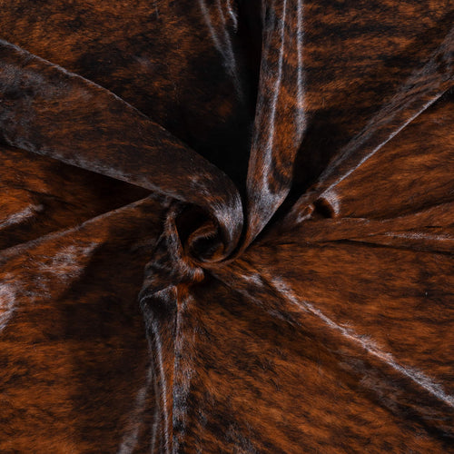 Brazilian Brindle Cowhide Rug Size 6'9" L x 6'9" W 8491