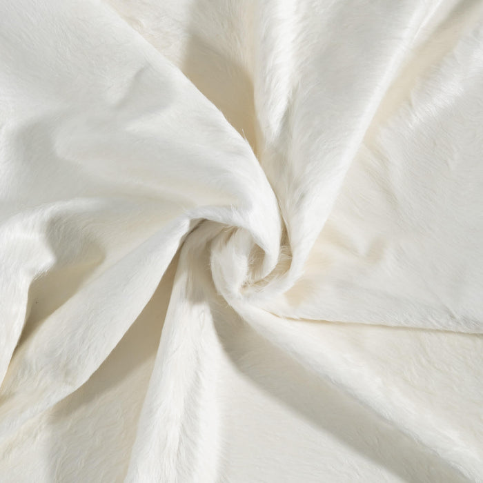 Brazilian White Cowhide Rug Size 7'11" L x 6'7" W 8507