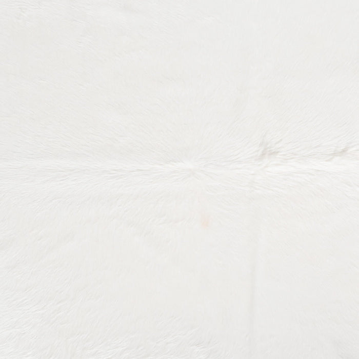 Brazilian White Cowhide Rug Size 7'10" L x 5'9" W 8510