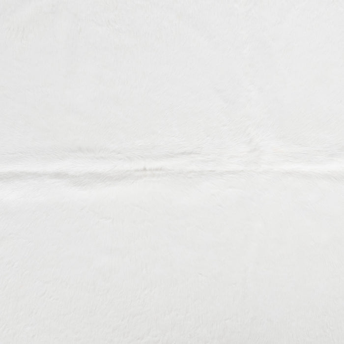Brazilian White Cowhide Rug Size 7'5" L x 5'10" W 8511