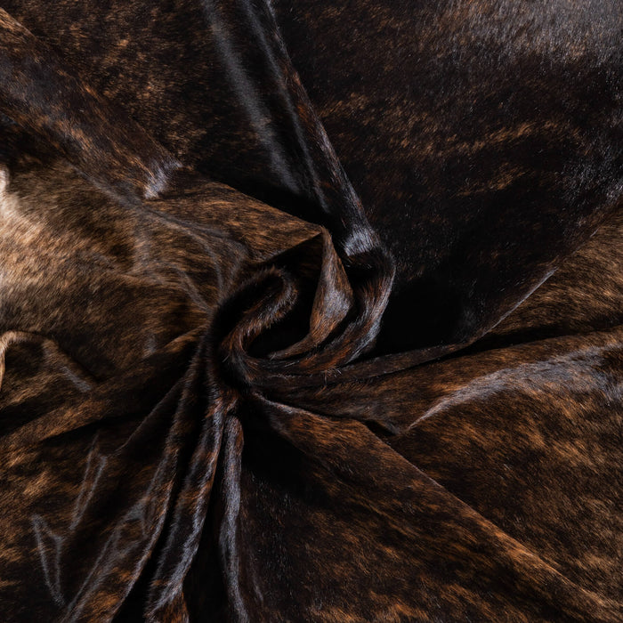 Brazilian Brindle Cowhide Rug Size 7'5" L x 7'3" W 8523