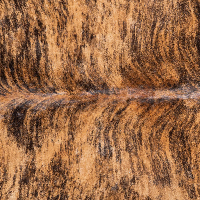 Brazilian Brindle Cowhide Rug Size 6'8" L x 5'9" W 8534