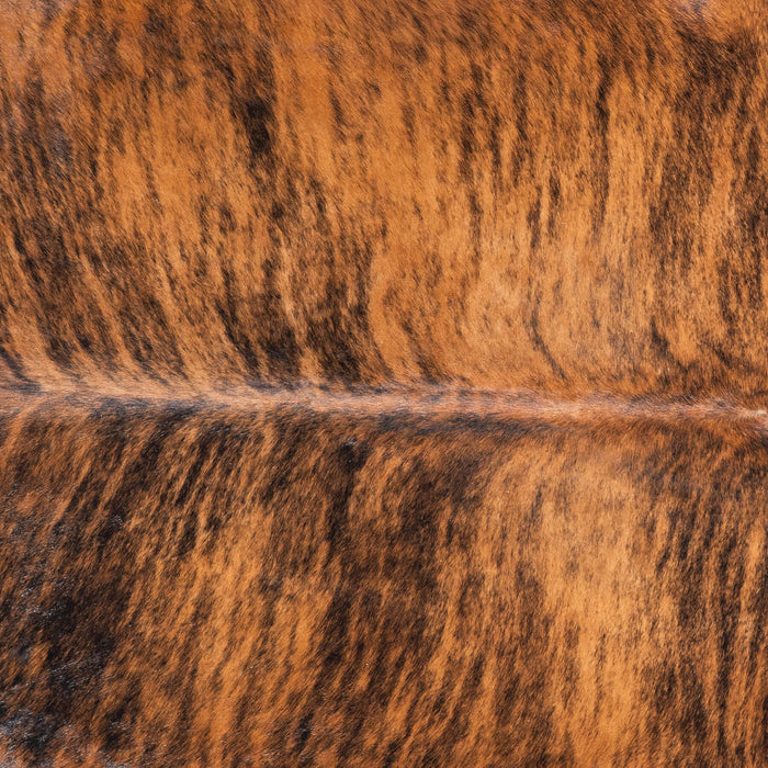 Brazilian Brindle Cowhide Rug Size 7'1" L x 6'8" W 8535