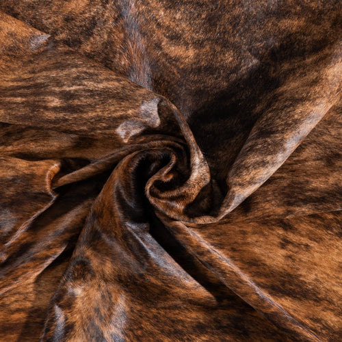 Brazilian Brindle Cowhide Rug Size 6'11" L x 6'3" W 8540