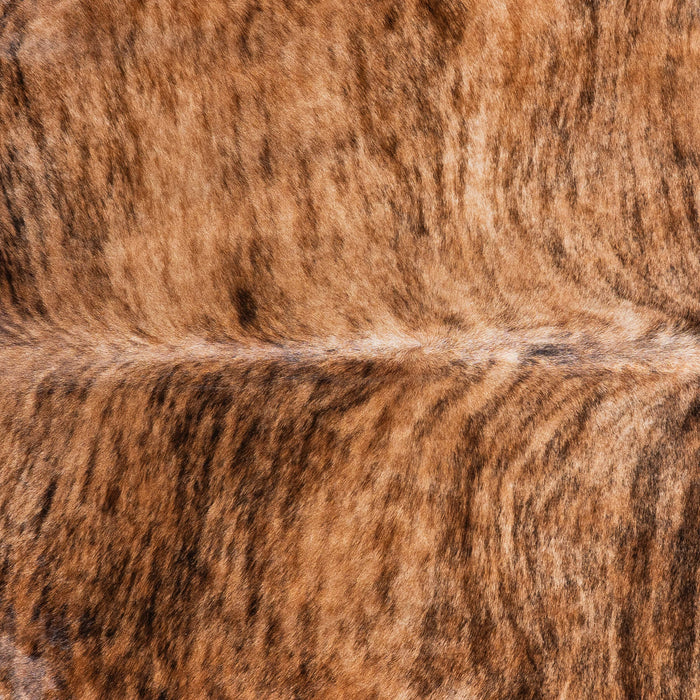 Brazilian Brindle Cowhide Rug Size 7'3" L x 6'10" W 8542
