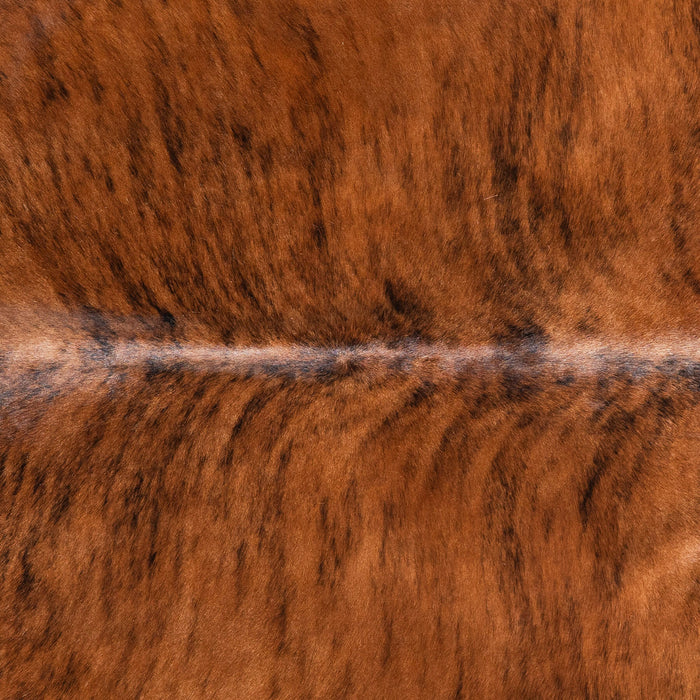 Brazilian Brindle Cowhide Rug Size 6'10" L x 6'4" W 8549