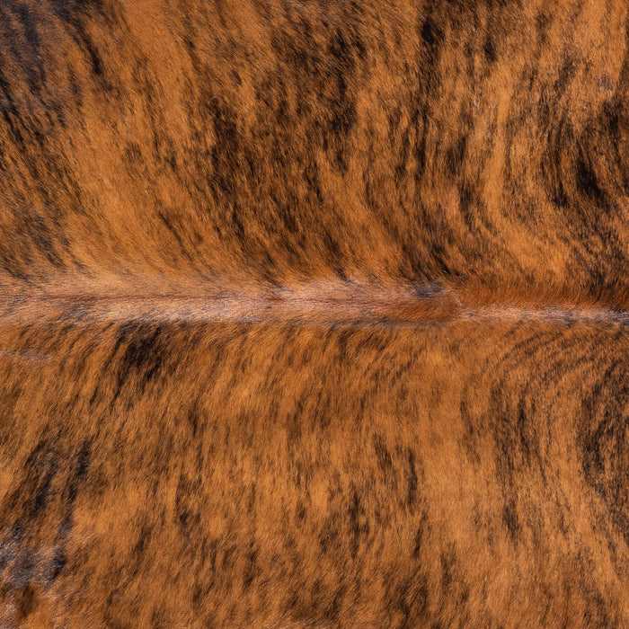 Brazilian Brindle Cowhide Rug Size 7'2" L x 6'4" W 8552