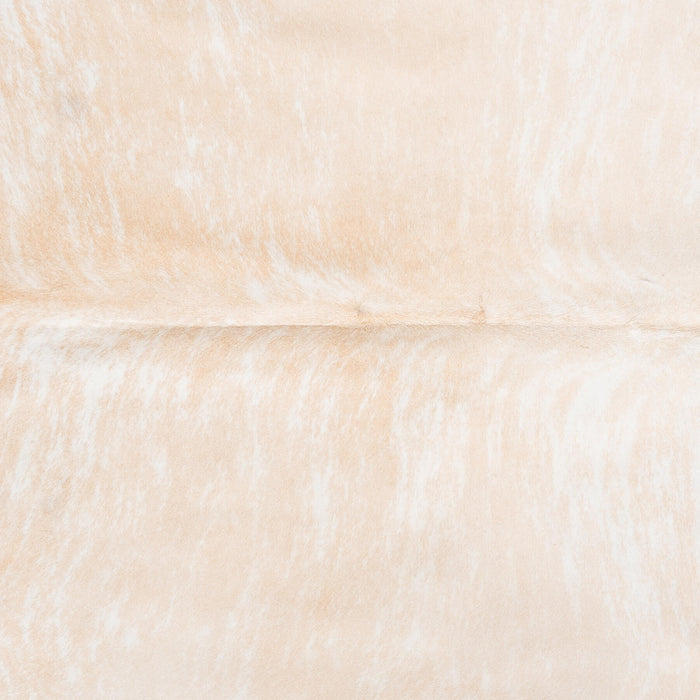 Brazilian Palomino and White Cowhide Rug Size 7'10" L x 7'0" W 8565
