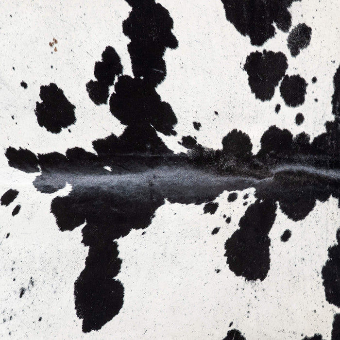 Brazilian Black and White Cowhide Rug Size 7'9" L x 6'3" W 8588