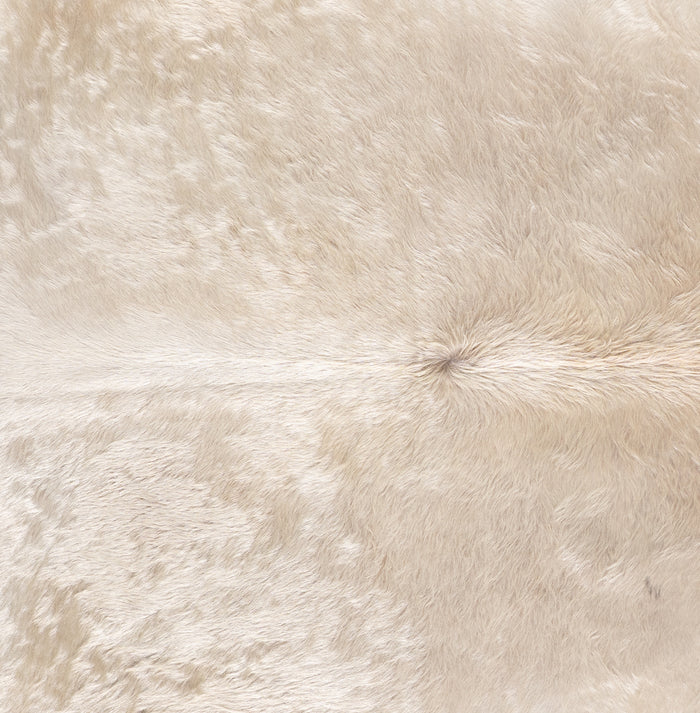 Brazilian Champagne Cowhide Rug Size 8'1" L x 6'8" W 6186