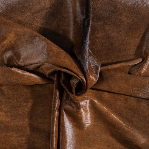 Brazilian Brown Cowhide Rug Size 7'7" L x 6'10" W 8611
