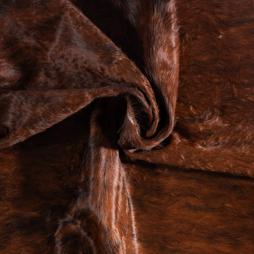 Brazilian Brindle Cowhide Rug Size 7'11" L x 7'4" W 8619