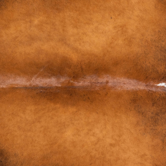 Brazilian Mahogany Cowhide Rug Size 7'7" L x 6'8" W 8629