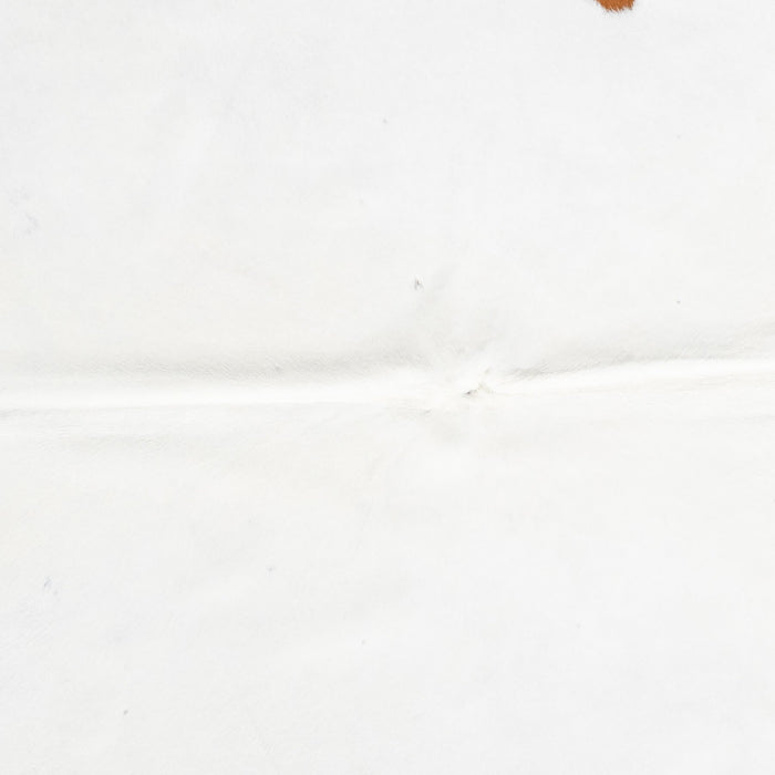 Brazilian Brown and White Cowhide Rug Size 7'10" L x 7'6" W 8632