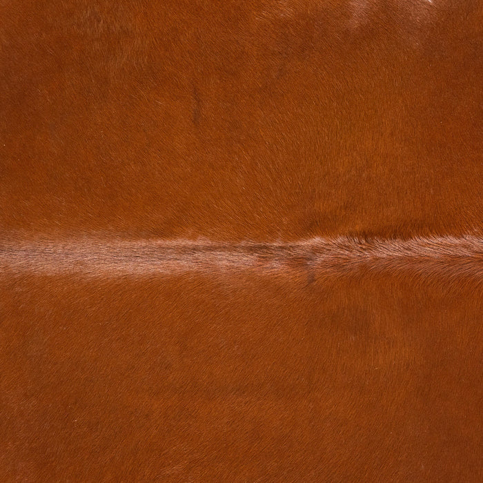 Brazilian Brown and White Cowhide Rug Size 7'2" L x 6'9" W 8641