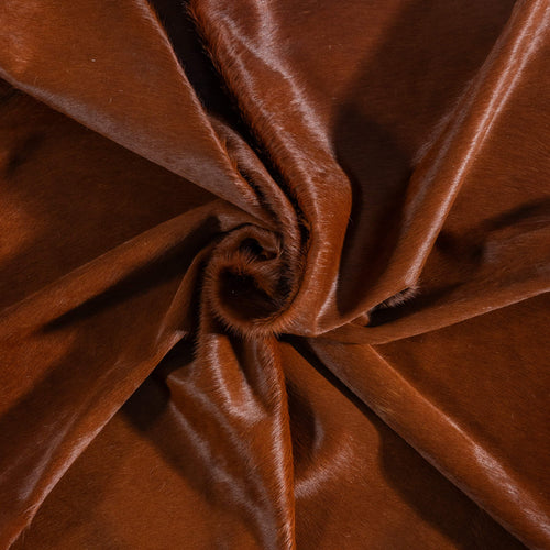 Brazilian Brown and White Cowhide Rug Size 8'7" L x 7'8" W 8648