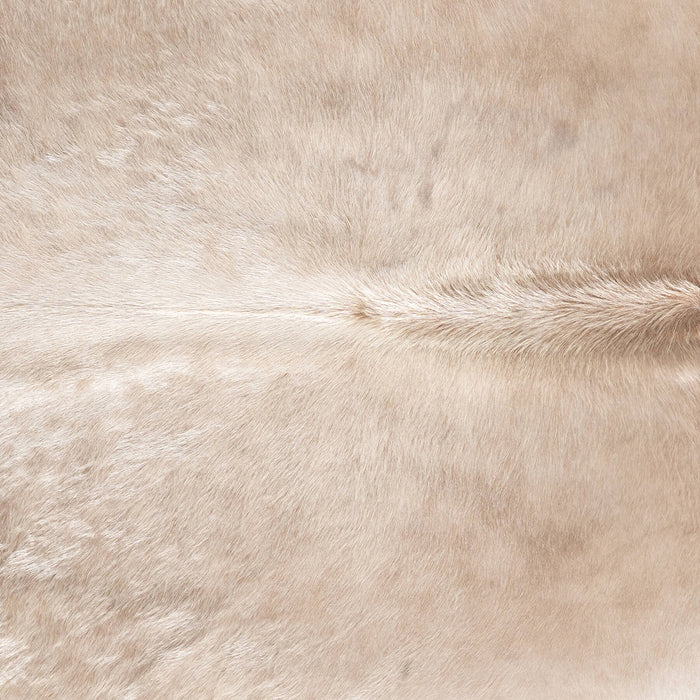 Brazilian Champagne Cowhide Rug Size 7'6" L x 7'3" W 8692
