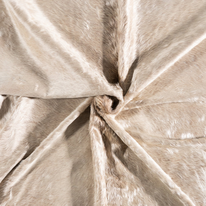 Brazilian Champagne Cowhide Rug Size 8'7" L x 7'4" W 6187