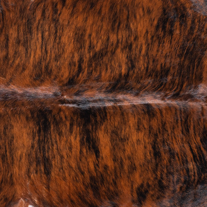 Brazilian Brindle Cowhide Rug Size 6'11" L x 6'7" W 8796