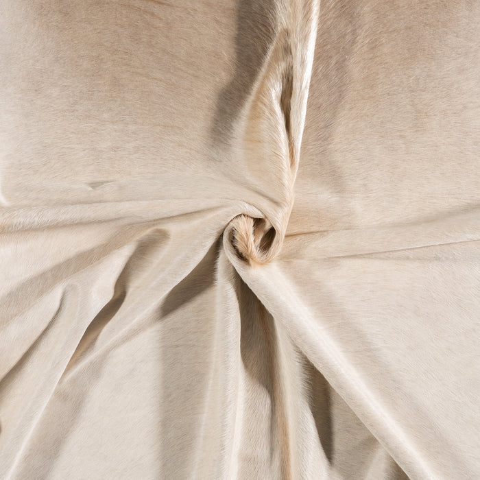 Brazilian Champagne Cowhide Rug Size 8'11" L x 7'4" W 6188