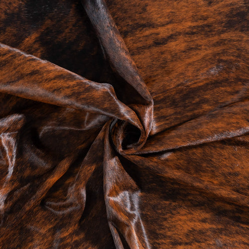 Brazilian Brindle Cowhide Rug Size 6'10" L x 6'5" W 8804