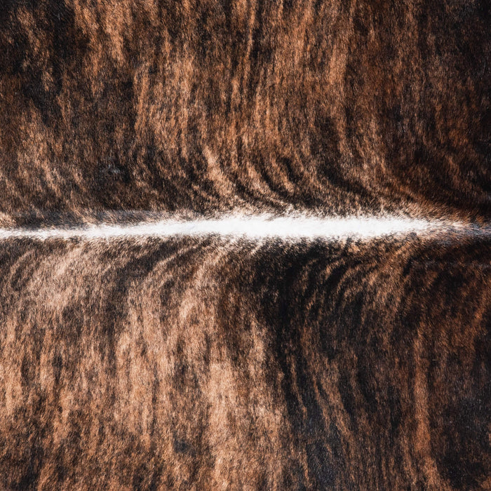 Brazilian Brindle Cowhide Rug Size 7'1" L x 6'0" W 8808
