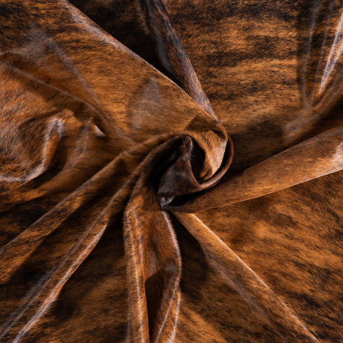 Brazilian Brindle Cowhide Rug Size 7'11" L x 7'2" W 8814