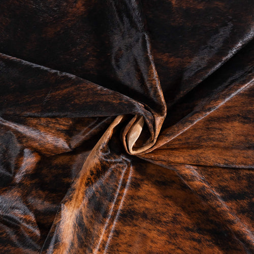 Brazilian Brindle Cowhide Rug Size 8'1" L x 6'6" W 8817