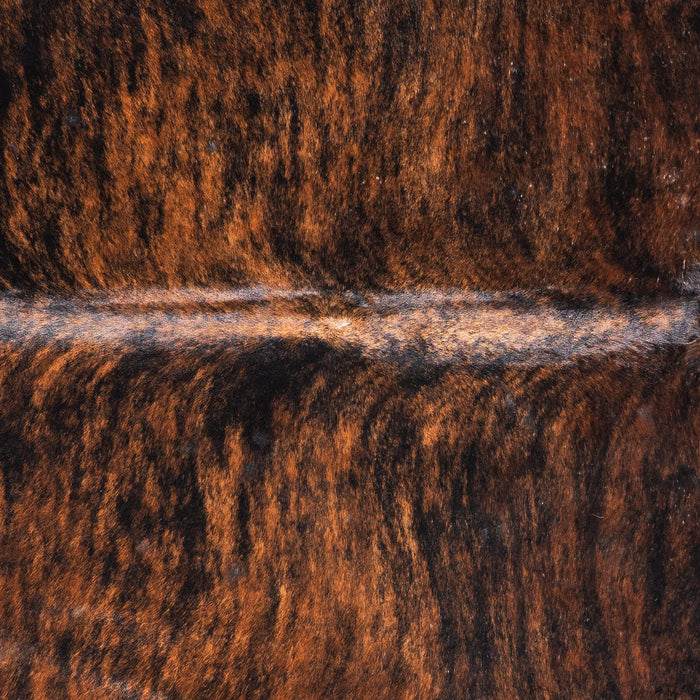 Brazilian Brindle Cowhide Rug Size 6'8" L x 5'5" W 8829