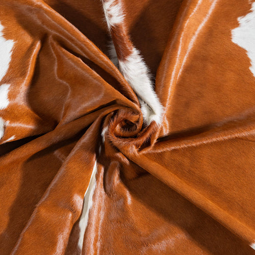 Brazilian Hereford Cowhide Rug Size 7'11" L x 7'3" W 8830