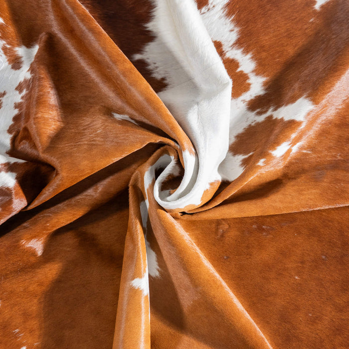 Brazilian Hereford Cowhide Rug Size 8'0" L x 7'2" W 8832