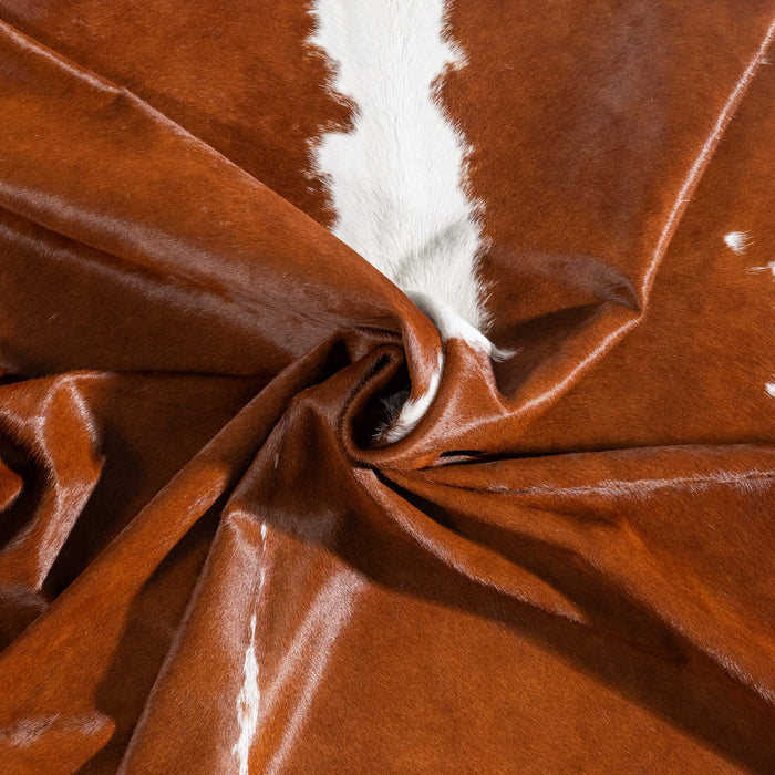 Brazilian Hereford Cowhide Rug Size 7'6" L x 6'11" W 8838