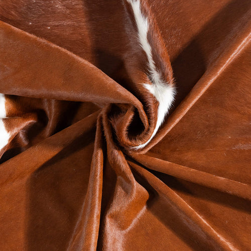 Brazilian Hereford Cowhide Rug Size 7'3" L x 6'3" W 8840