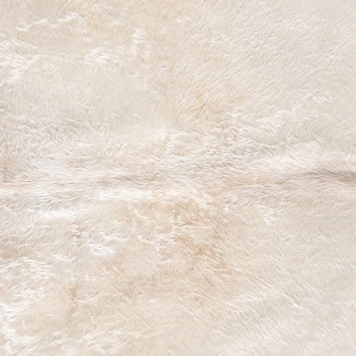 Brazilian Champagne Cowhide Rug Size 7'0" L x 6'4" W 8856