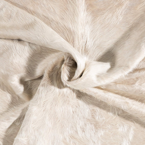 Brazilian Champagne Cowhide Rug Size 6'10" L x 6'2" W 8860