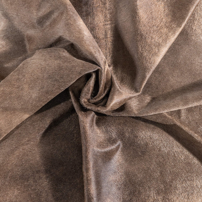 Brazilian Grey Palomino Cowhide Rug Size 7'10" L x 7'3" W 8919