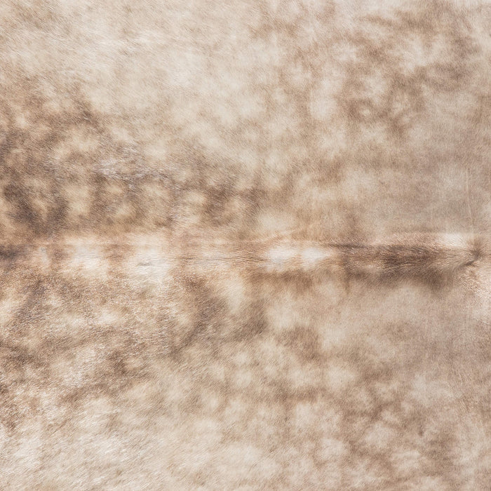 Brazilian Beige Cowhide Rug Size 7'9" L x 6'6" W 8922