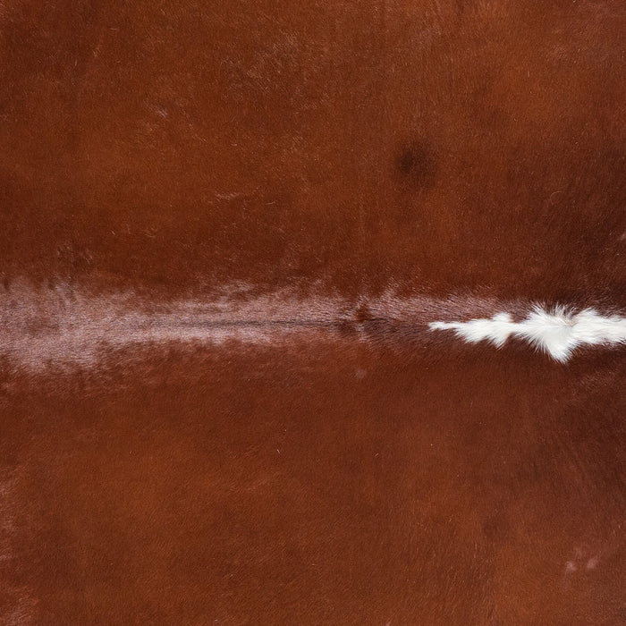 Brazilian Brown and White Cowhide Rug Size 7'11" L x 7'2" W 8930